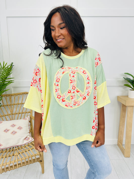 Blooming Harmony Top in Sage