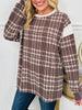 Merry In Plaid Top- Multiple Colors!