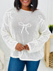 Ribbon Theory Sweater in Ivory
