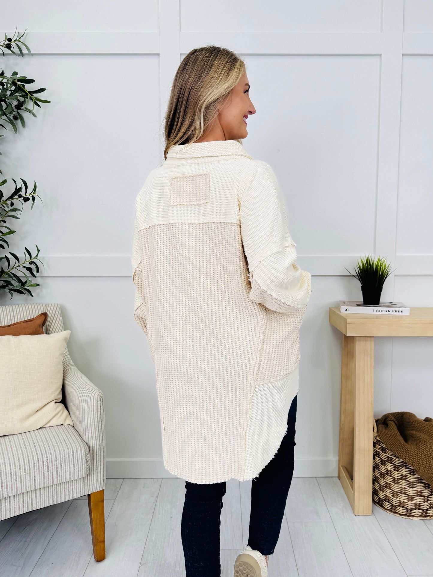 Sunday Structure Pullover in Cream