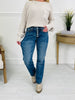 Judy Blue Cute As A Button Rigid Magic Slim Straight Jeans