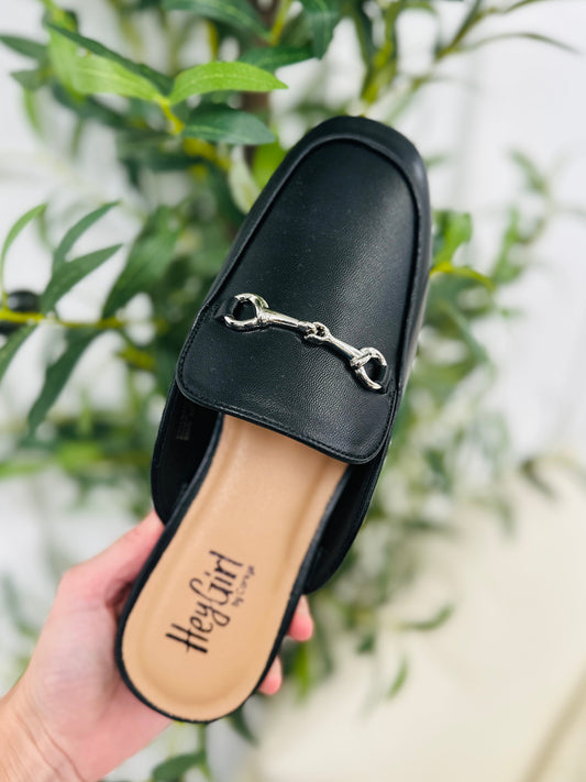 Truly Darling Mules In Black