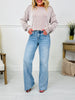 Power Moves Tummy Control Slim Wide Leg Jeans