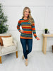 Pattern Of Us Top in Rust/Teal