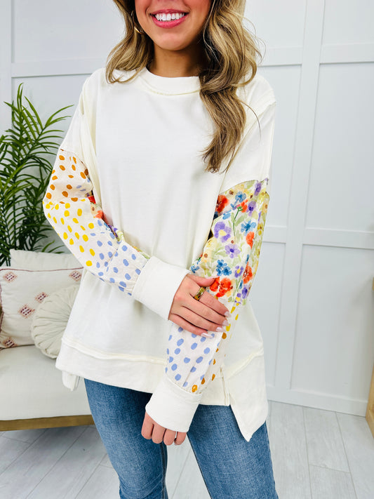 That Floral Feeling Pullover