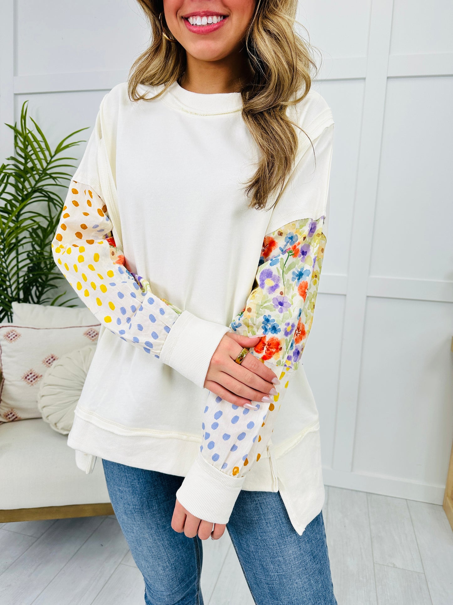 That Floral Feeling Pullover