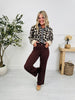 Chocolate Charm Tummy Control Straight Jeans