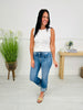 Show Up In Style Tummy Control Cropped Straight Jeans