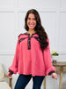 Cabin Bound Pullover In Strawberry
