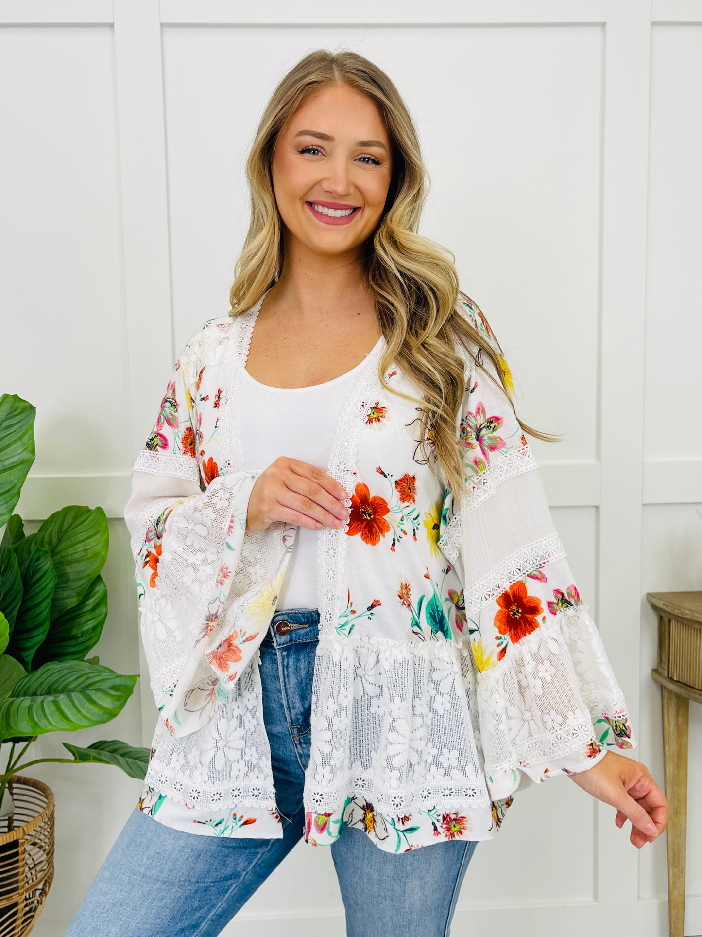 Simple Love Cardigan In Ivory