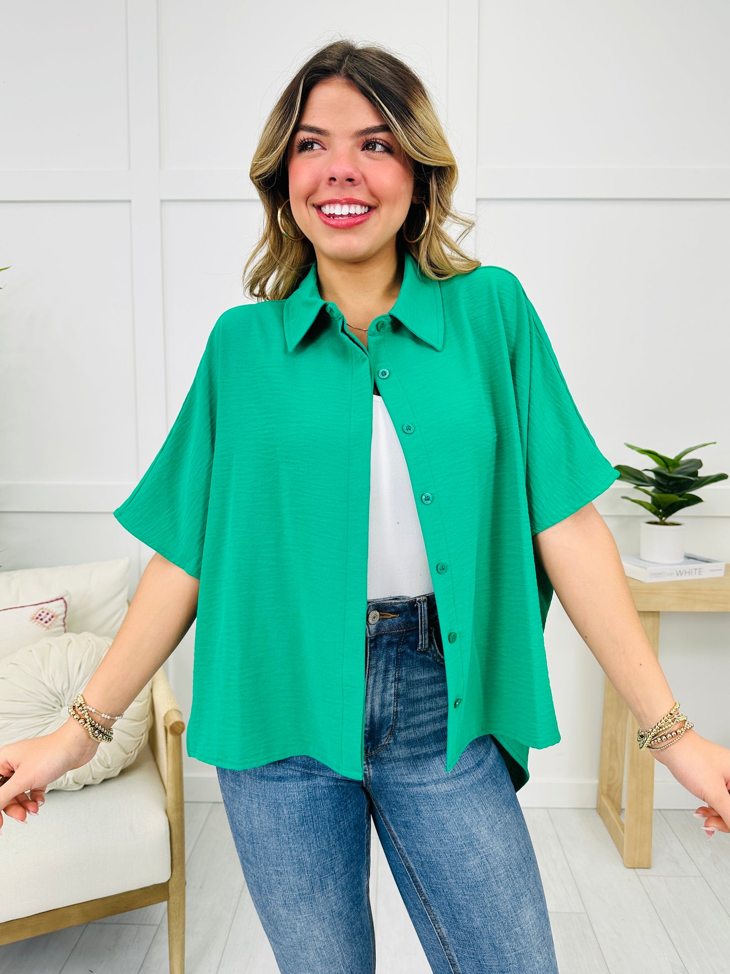 DOORBUSTER! Simplified Style Top- Multiple Colors!