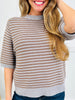 Falling Into Fall Top In Light Grey