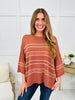 Mountain Sunset Sweater In Rust