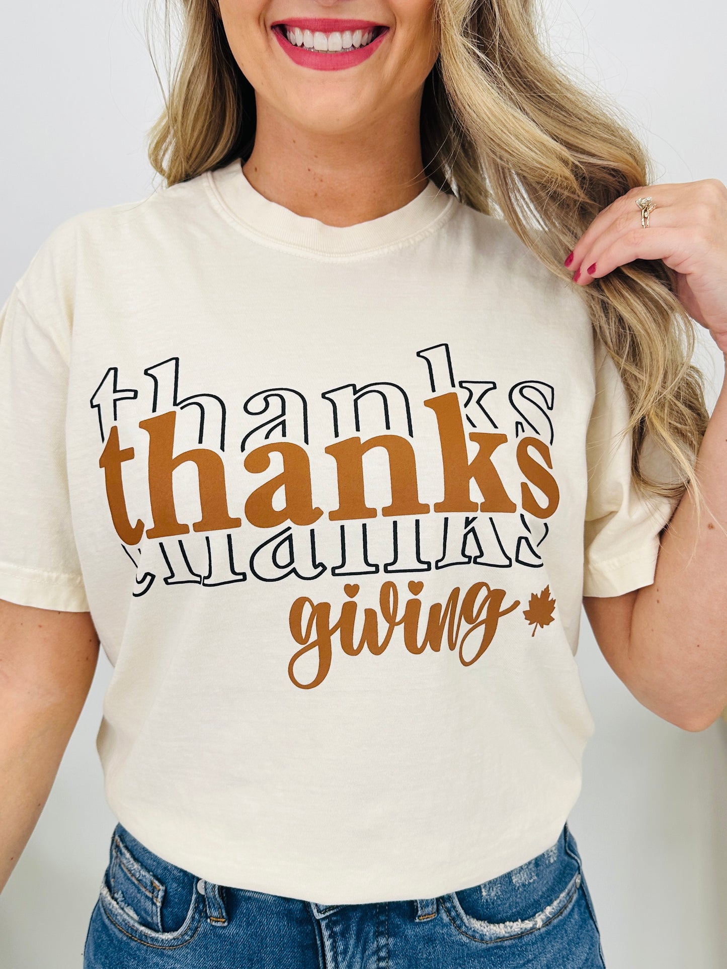 Thanksgiving Graphic Tee- Multiple Colors!