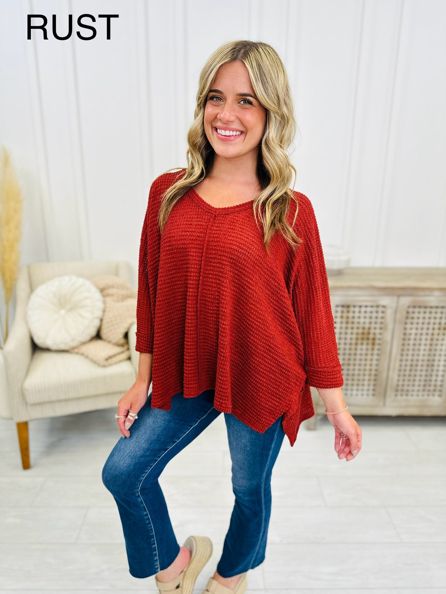 DOORBUSTER! REG/CURVY Pleated Love Top- Multiple Colors!