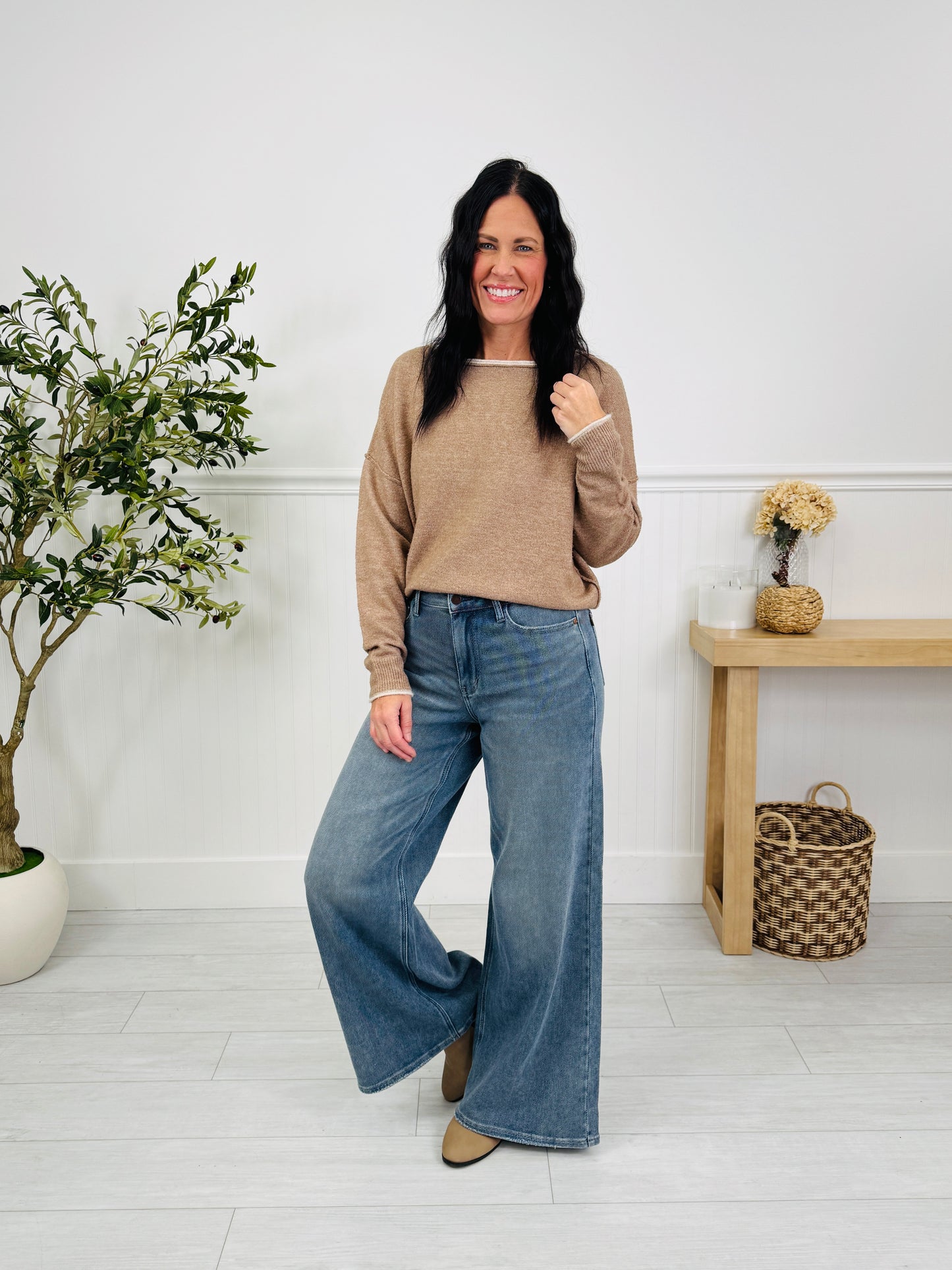Judy Blue Nothing Compares Palazzo Wide Leg Jeans