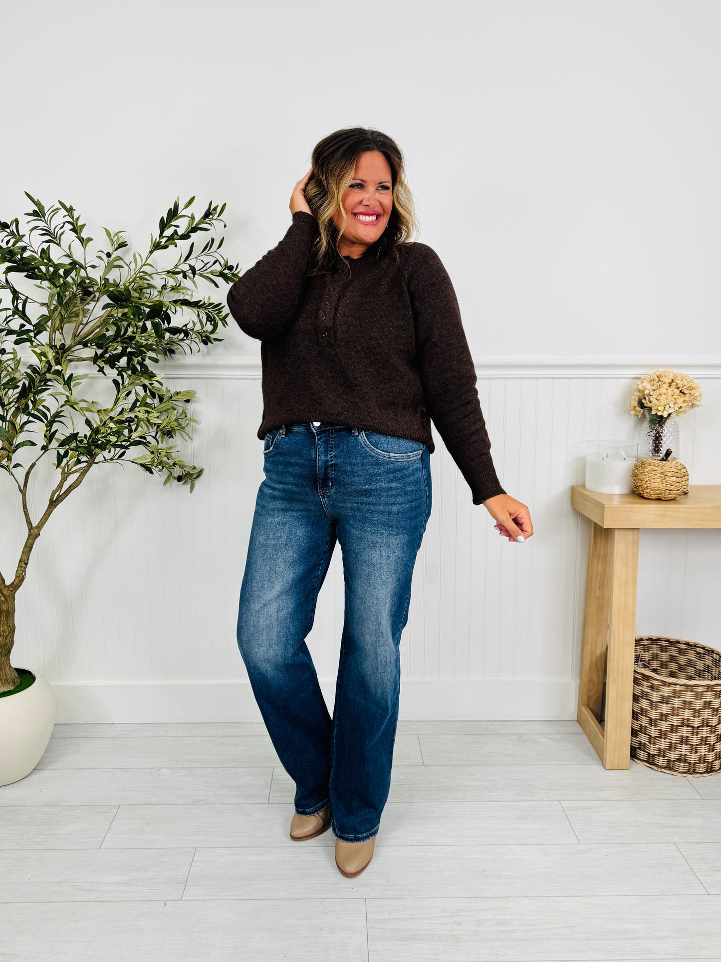 All About You Straight Leg Tummy Control Jeans in Three Inseams