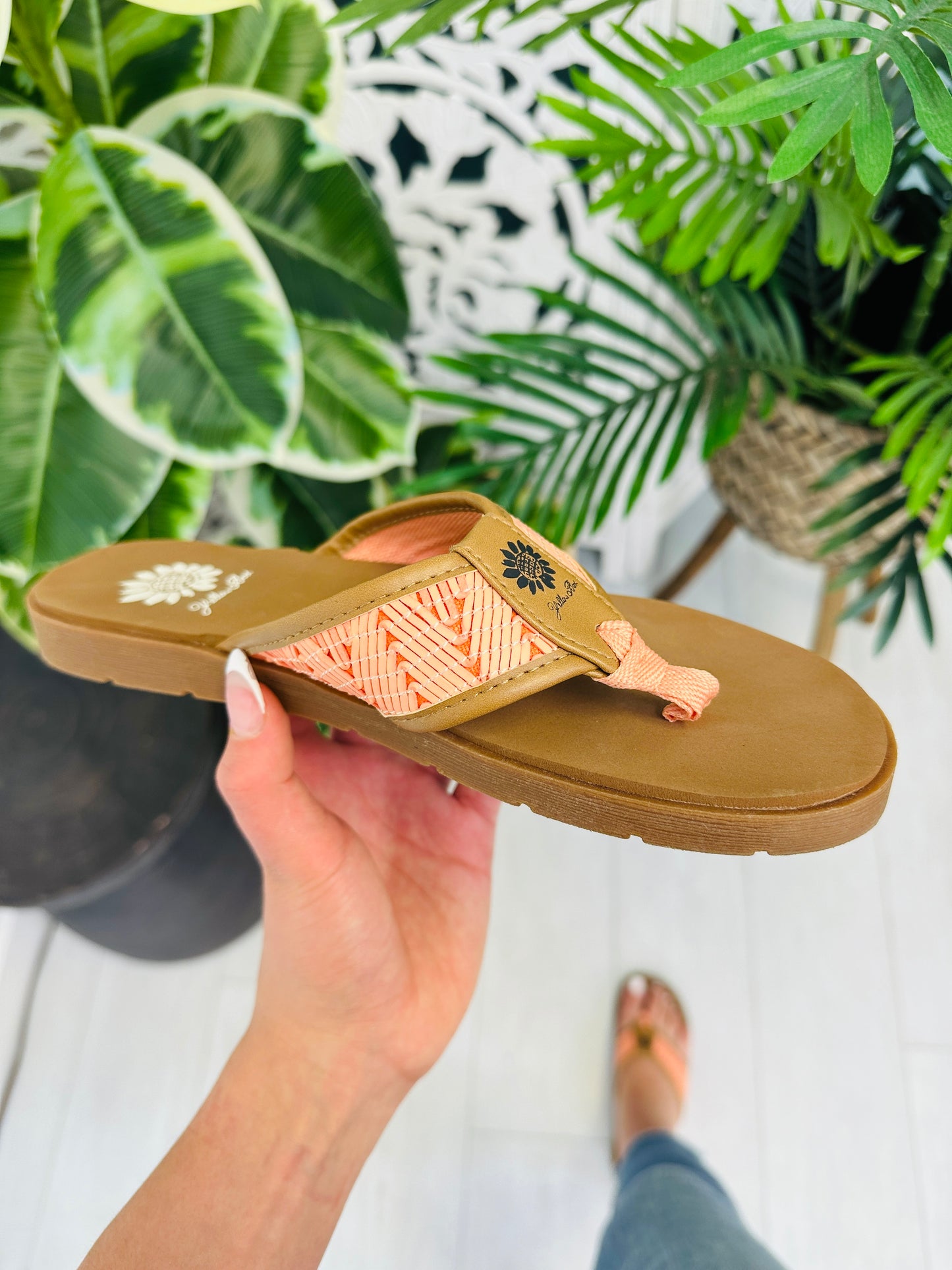 Outshine The Competition Flip Flops In Coral