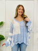 Pastel Motion Pullover in Sky Blue