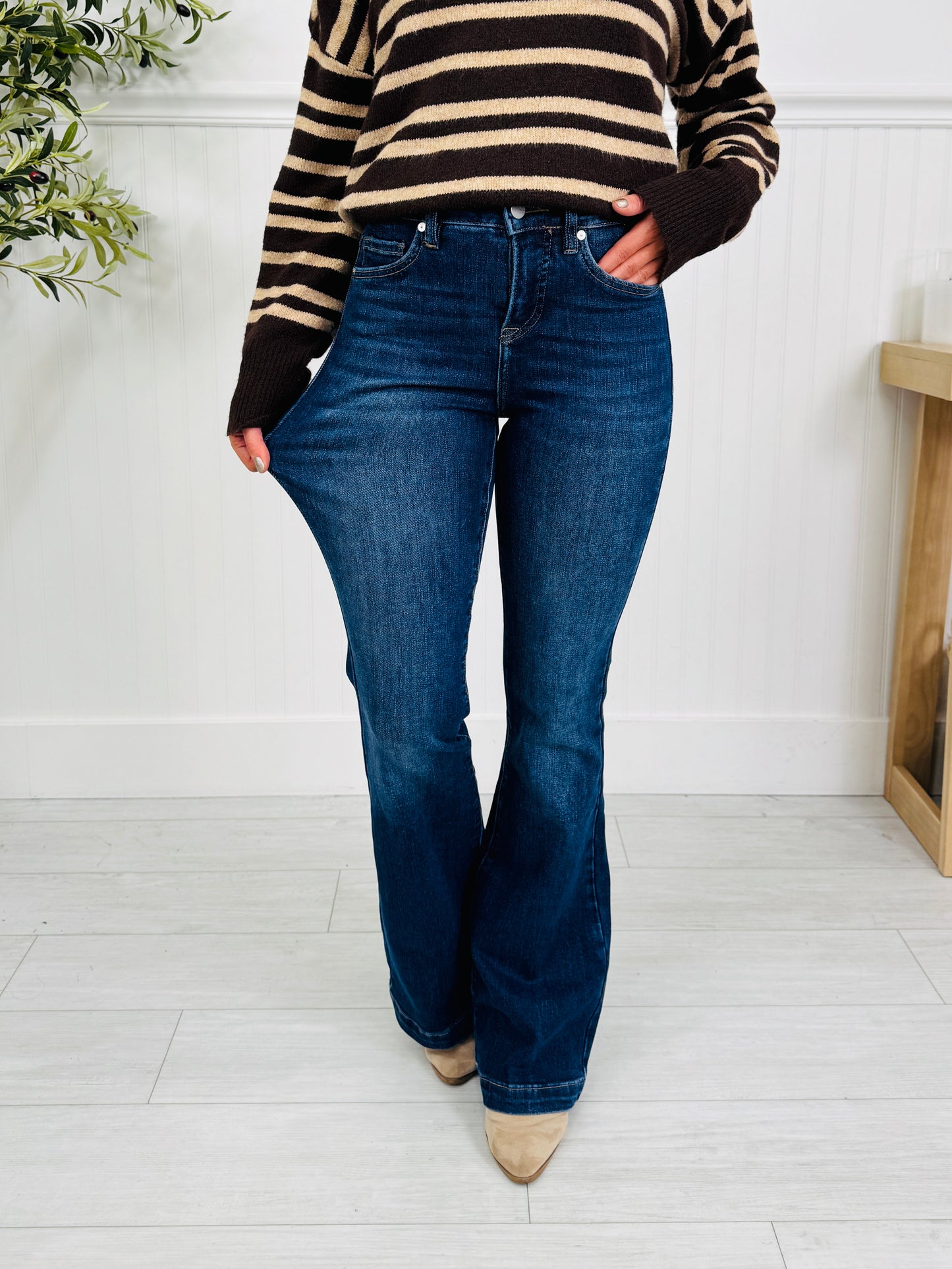 Feeling Good Tummy Control Bootcut Jeans