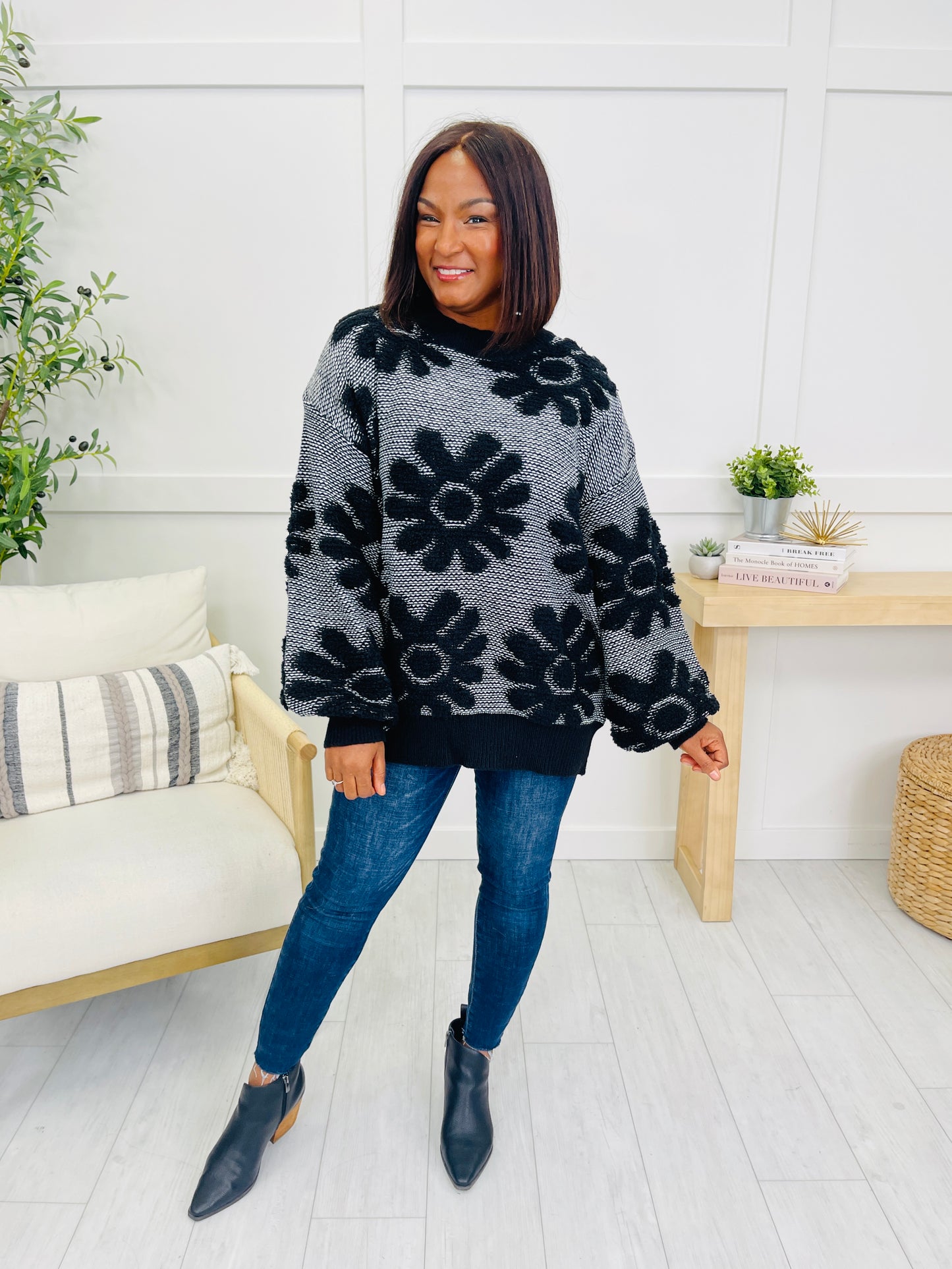 Petals In The Dark Sweater