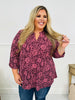 Fall Into You Top in Maroon
