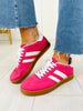 Rainbow Revival Sneakers in Fuchsia White