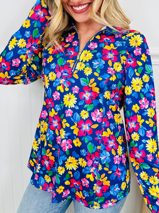 Where Spring Begins Top in Charleston Print