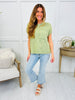 The Signature Stitch Top In Lt Olive