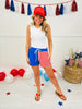 Stripes Of Independence Shorts