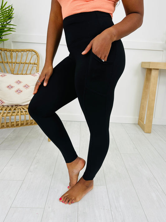 DOORBUSTER! Sculpted Comfort Leggings in Black