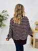 Stripe Up Your Alley Pullover In Wine