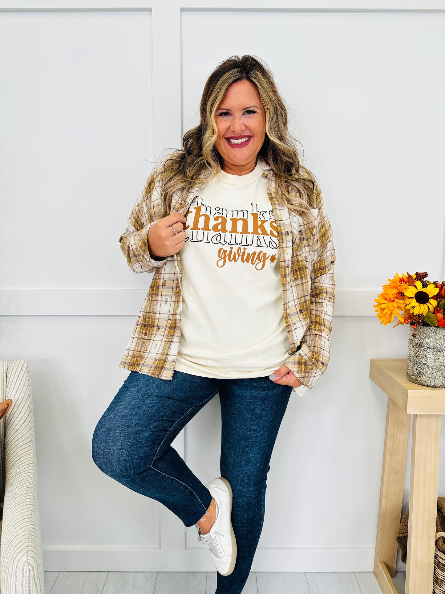 Thanksgiving Graphic Tee- Multiple Colors!