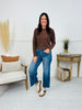 Straight To The Top Tummy Control Cropped Wide Leg Jeans