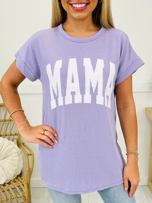 Simply Mama Top in Lavender