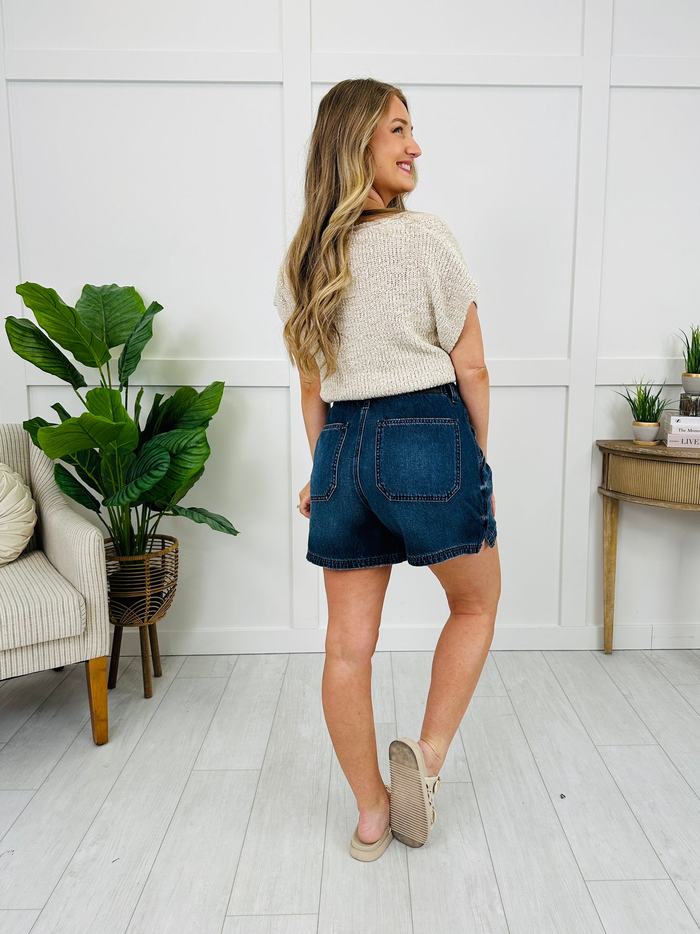 Judy Blue Coastal Drift Featherweight Shorts