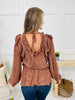 Meadow Of My Heart Top in Dark Rose