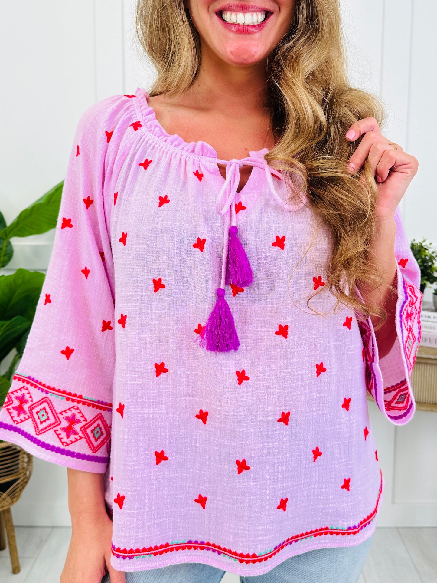 Daydreamer’s Escape Top In Pink