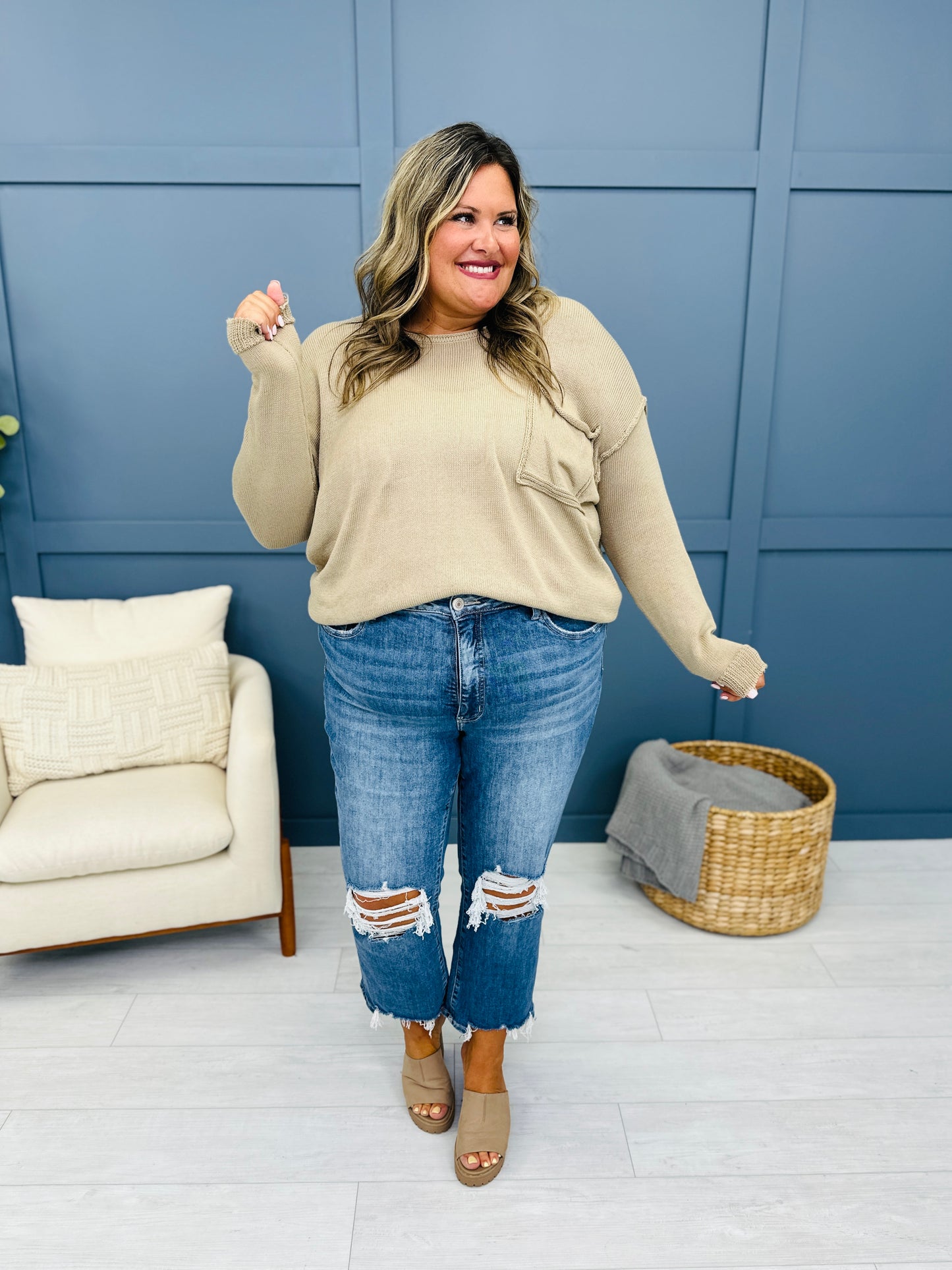 MOCO Exclusive First Pick Kick Flare Jeans in Reg/Curvy