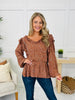 Meadow Of My Heart Top in Dark Rose