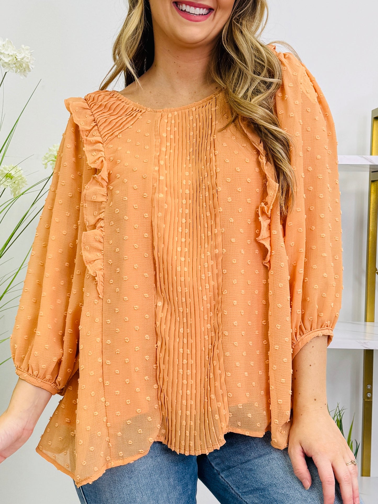 Flirty Frills Top in Multiple Colors