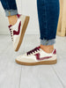 The Jetset Sneakers in Beige/Wine
