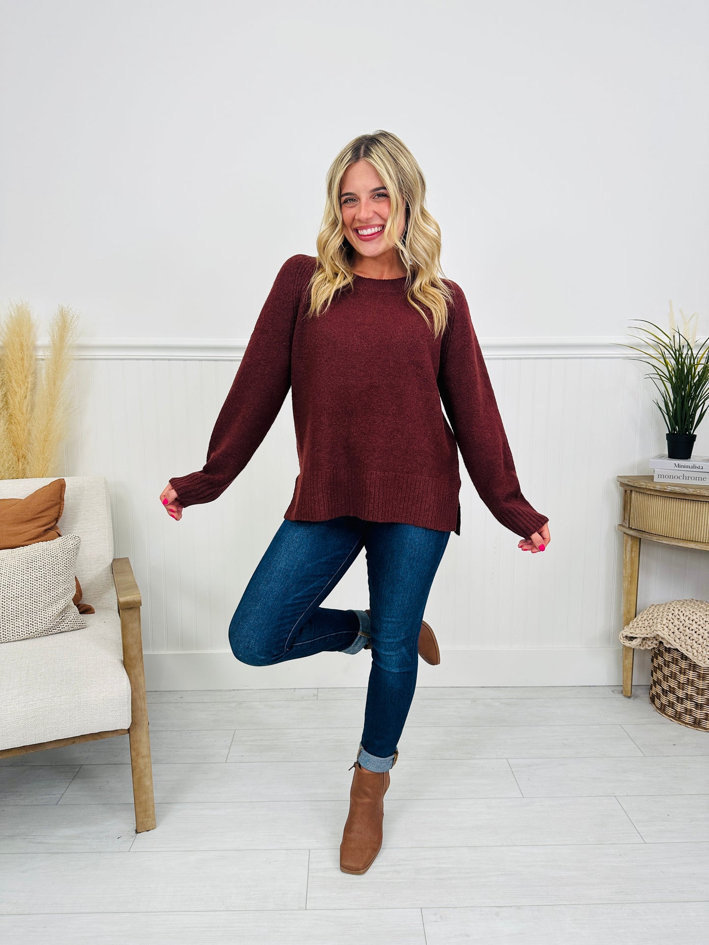 Falling For Cozy Sweater-- Multiple Colors!