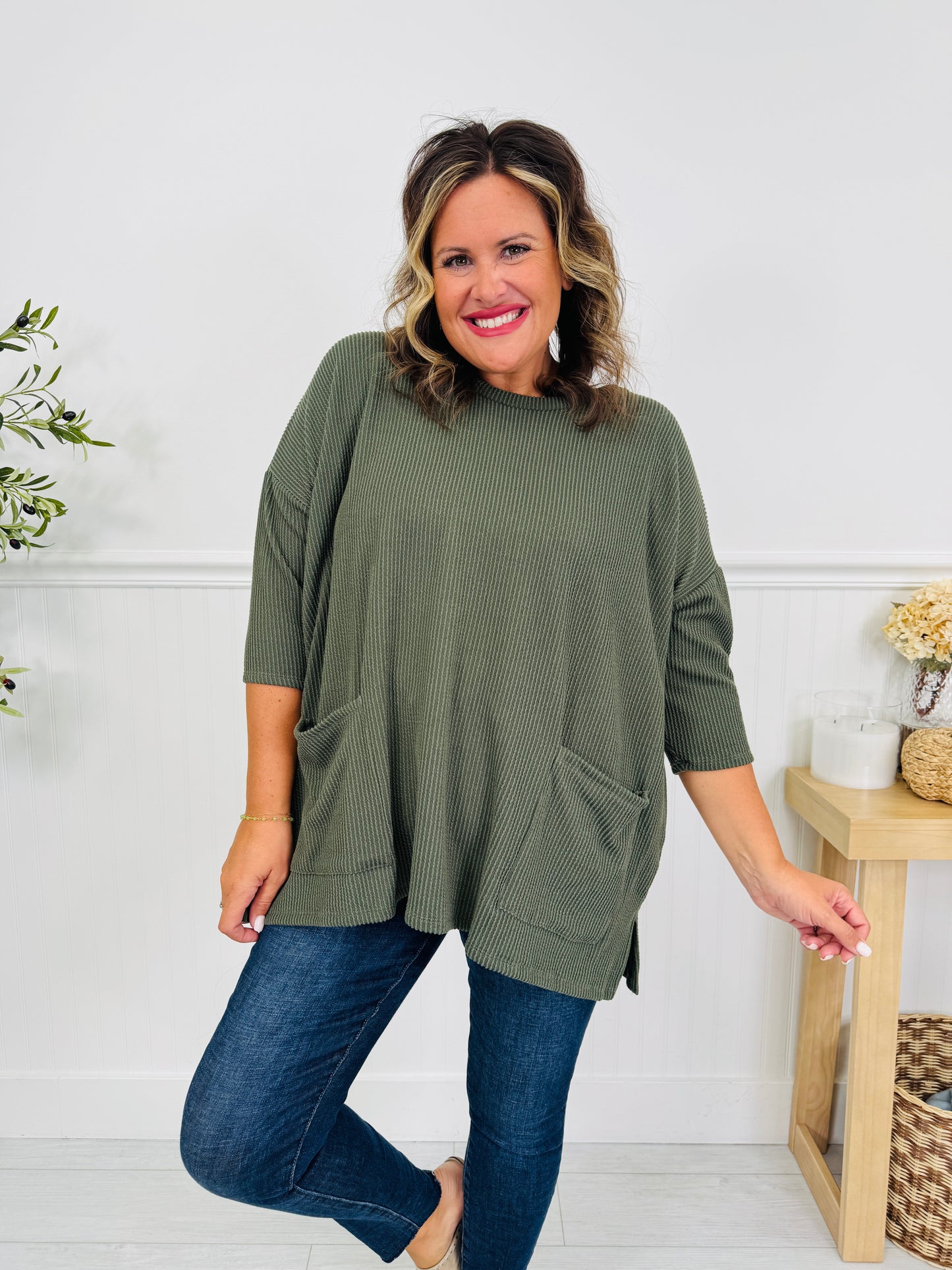Easy On Repeat Top In Multiple Colors