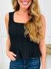The Simply Chic Tank Top In Black