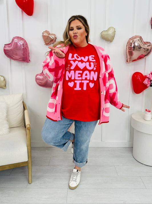 Love You, Mean It Graphic Tee