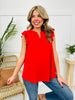 Ruffle Effect Top- Multiple Colors!
