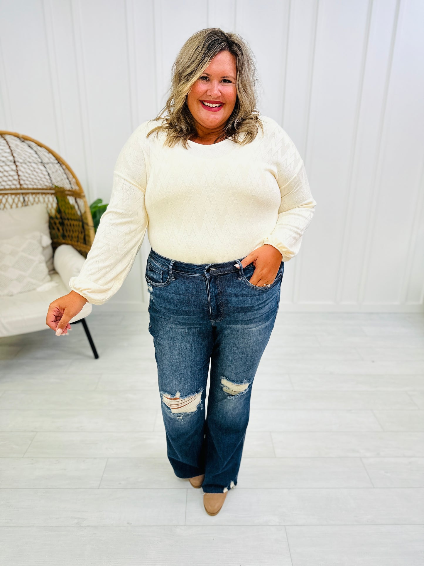 Judy Blue REG/CURVY Tummy Control Millionaire Flare Jeans