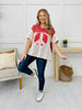 Blooming Peace Top in Tomato