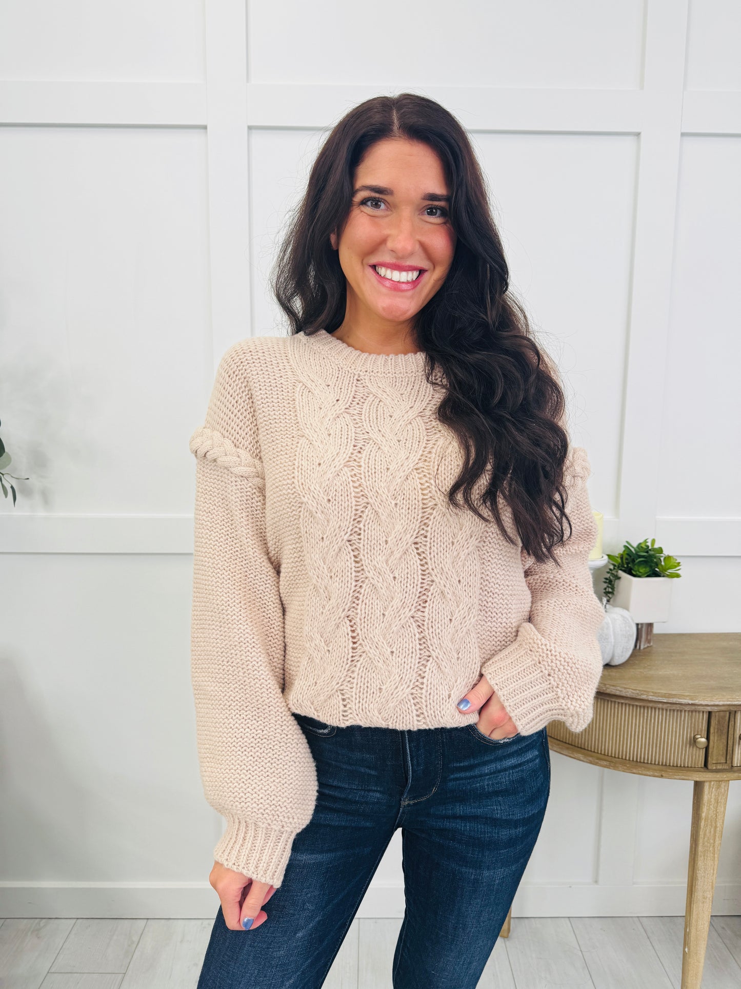Cable Knit Comforts Sweater